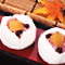 Food samples of Japanese confections