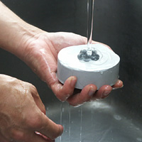 4. Wash with water to complete 